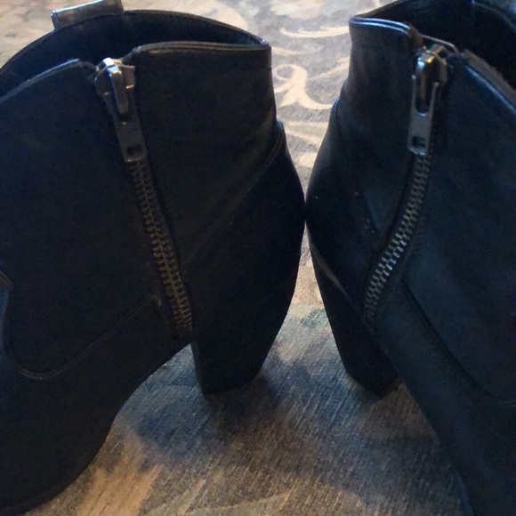 Not Rates black zip booties - Picture 5 of 6